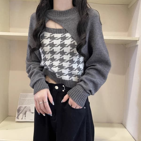Set áo dệt kim
