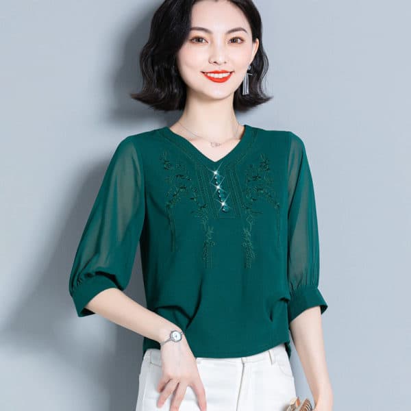 Áo sơ mi thanh lịch phong cách casual