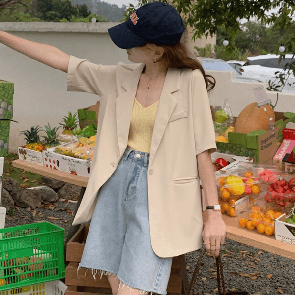 Áo blazer thông thường mềm mại